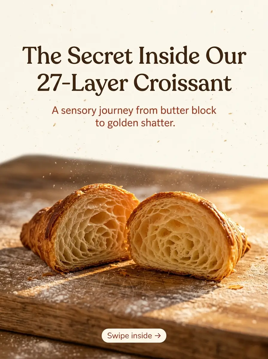 Slide 1: The Secret Inside Our 27-Layer Croissant