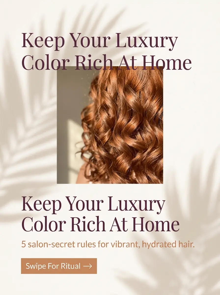 Slide 1: Keep Your Luxury Color Rich At Home