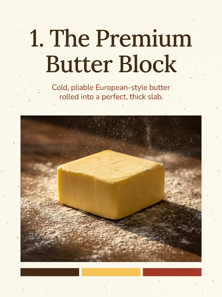 Slide 2: 1. The Premium Butter Block
