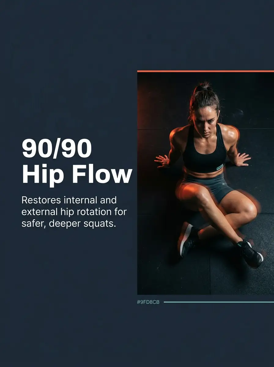 Slide 3: 90/90 Hip Flow