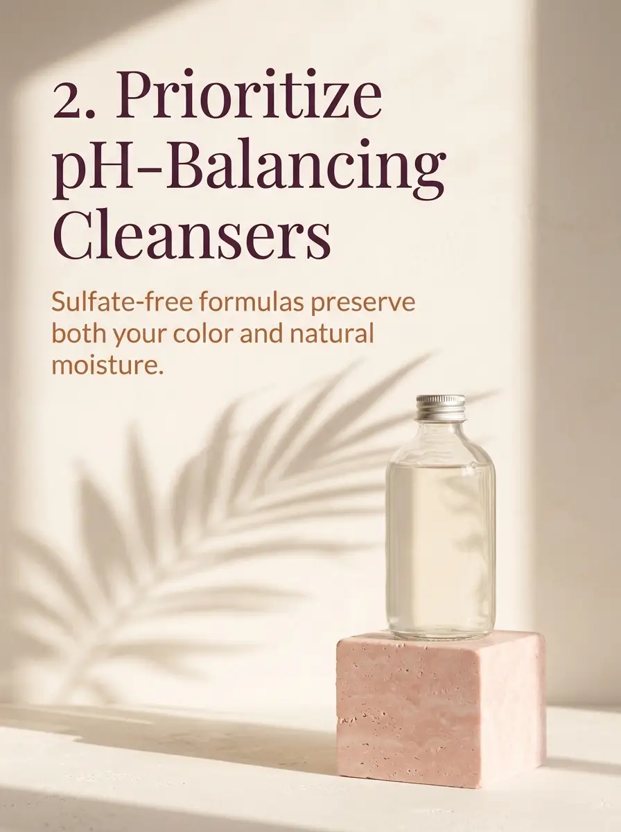 Slide 3: 2. Prioritize pH-Balancing Cleansers