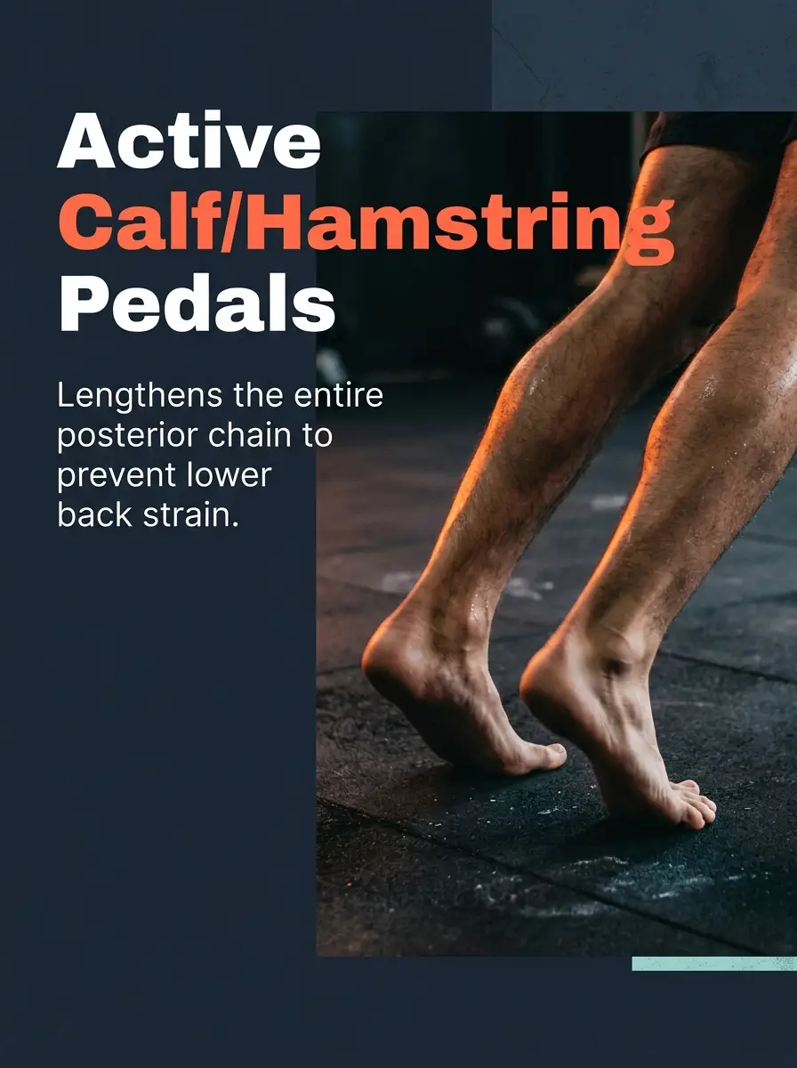 Slide 5: Active Calf/Hamstring Pedals